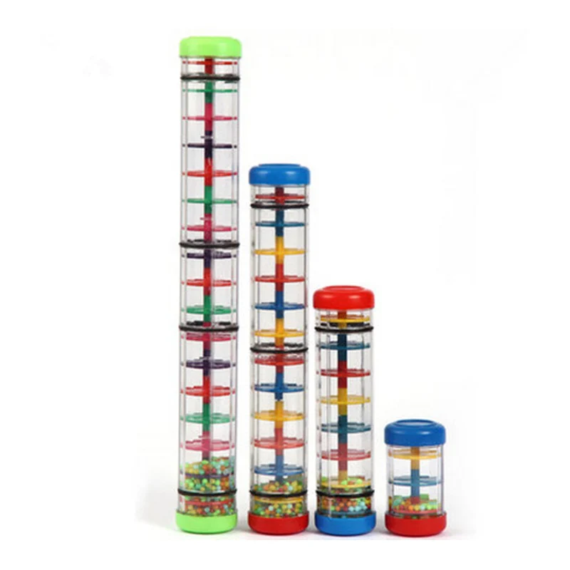 SOACH Colorful Baby Music Education Safe Tasteless Plastic Western Percussion Instrument Early Learning Center Rainmaker Shaker | Спорт и