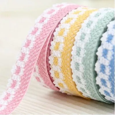 5 шт./лот корейский пасторальный стиль декоративная кружевная лента цветная