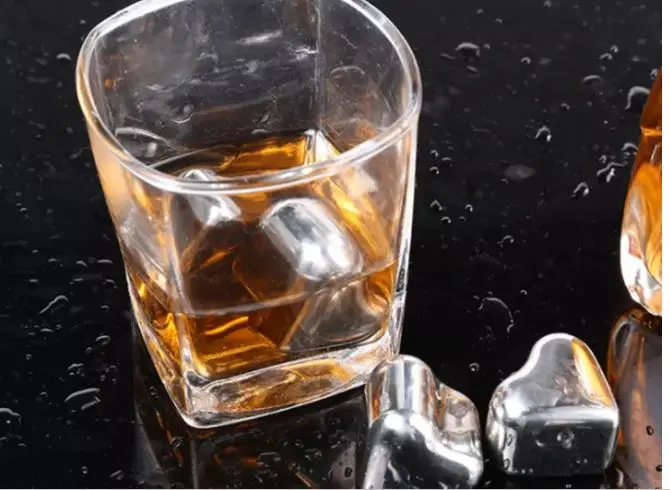 Ice Cubes Stainless Steel Reusable Chilling Stones for Whiskey Wine Keep Your Drink Cold Longer wine gifts bar tools | Дом и сад
