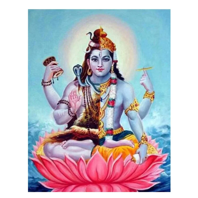 Shiva Parvati Ganesha алмазная вышивка 5D сделай сам живопись крестиком Алмазная мозаика