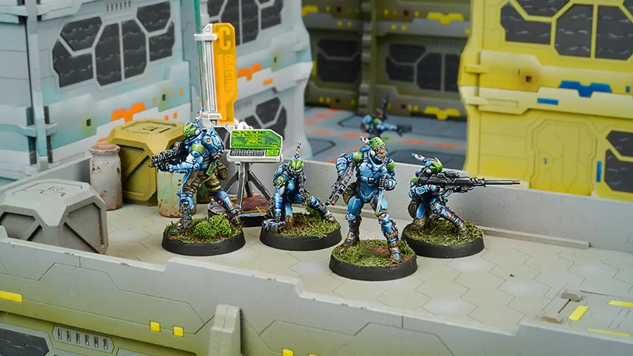 [Loong Way Miniatures] Corvus Belli Infinity 0593 BAGH MARI блок 32 мм Металлические Миниатюрные|Аксессуары