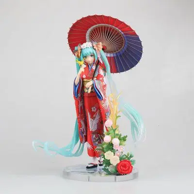 Японское Аниме Хацунэ Мику кимоно действие Nendoroid фигурка ПВХ игрушки Кукла