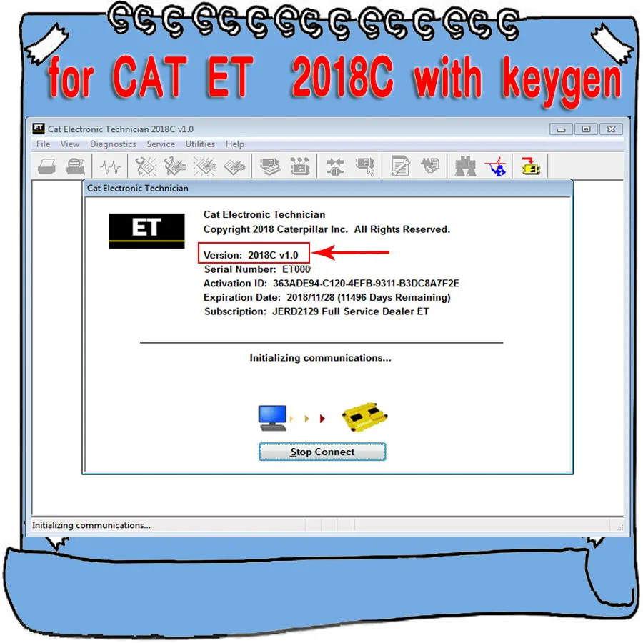 2019A электронный техник ET 2018C Keygen+ программное обеспечение для CAT ET3 V1.0 Keygen поставляется с установкой видео