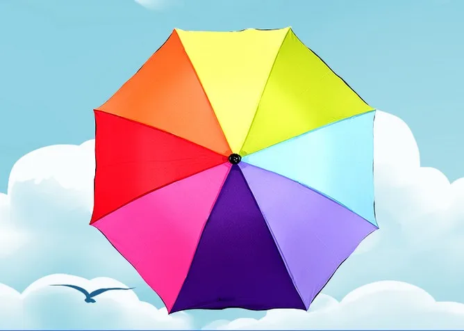 Креативный складной зонт прекрасный принцесса воланами арочный Радужный Зонт