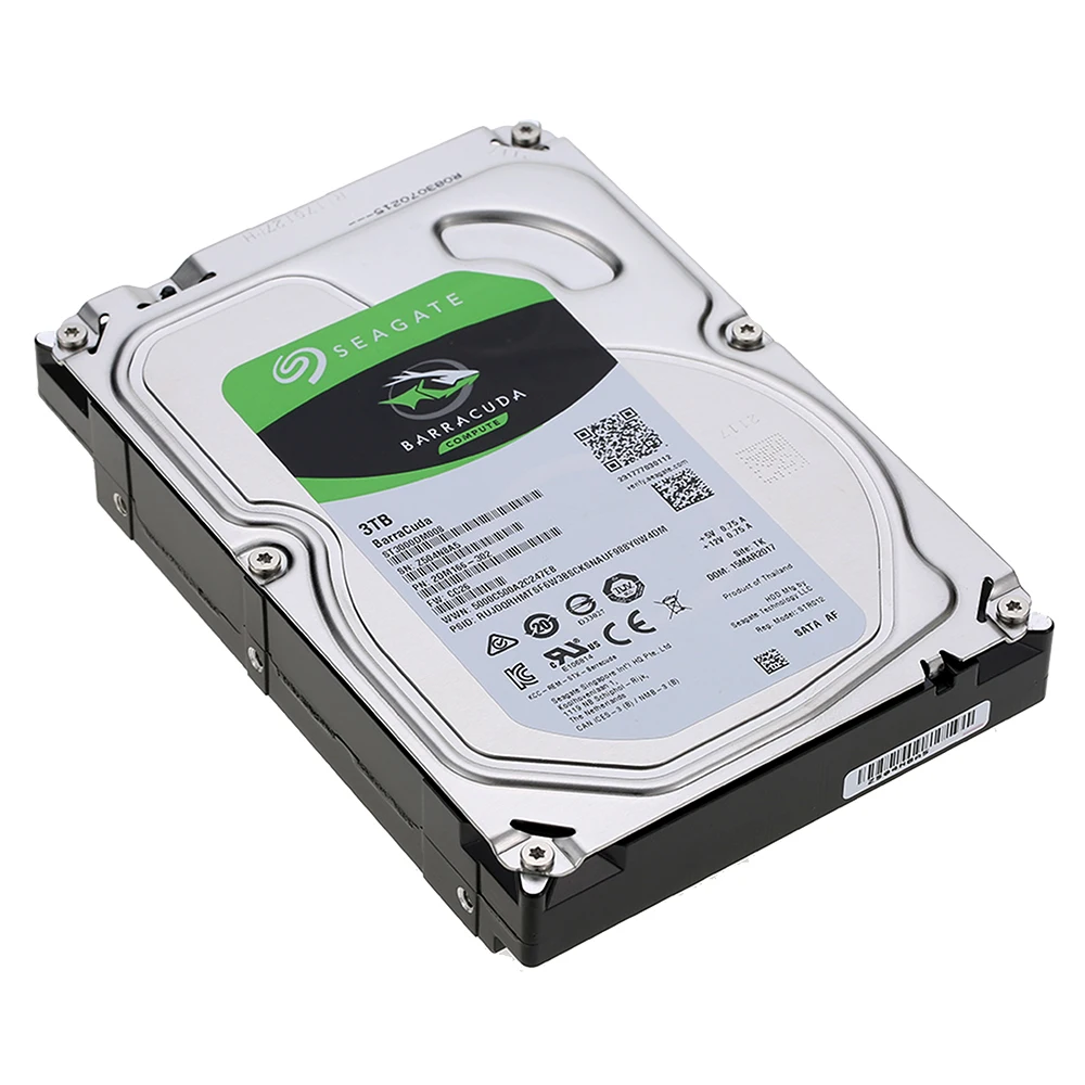 Seagate 3 ТБ Настольный HDD внутренний жесткий диск 5400 об/мин SATA 6 ГБ/сек. 64 МБ кэш 5 дюйма