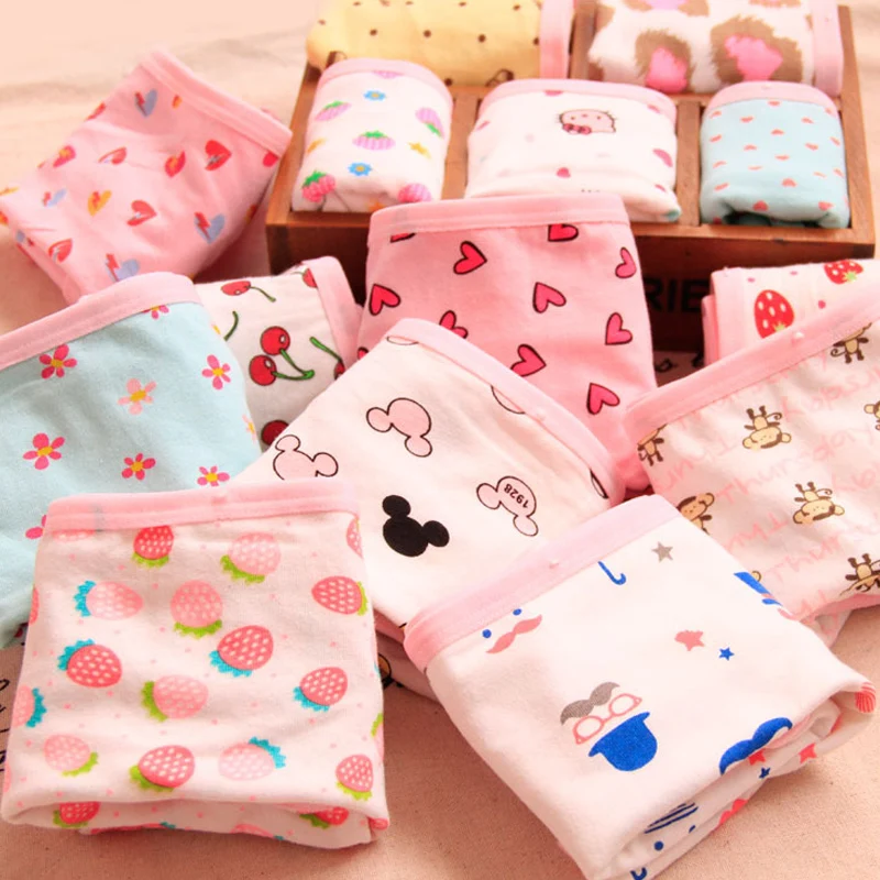 Трусики для девочек 4 шт./Лот с заниженной талией|girls briefs|briefs girlsgirls underwear briefs panties |