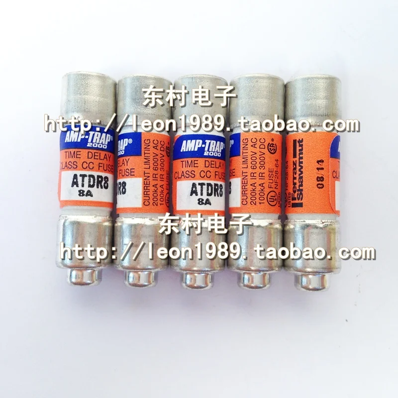 French MERSEN fuse FERRAZ AMP-TRAP fuses ATDR8 8A 600V 200KA | Обустройство дома