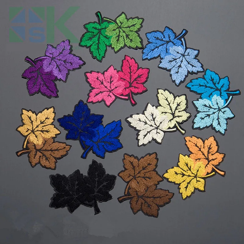 10 шт. декоративные наклейки в виде кленового листа|cloth patch stickers|cloth patchpatch stickers |