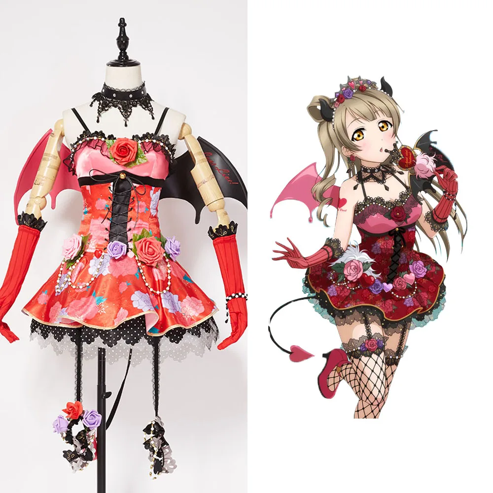 

Love Live! New SR Kotori Minami Little Devil Transformed Uniform Halloween Cosplay Costume For Women Girls full set