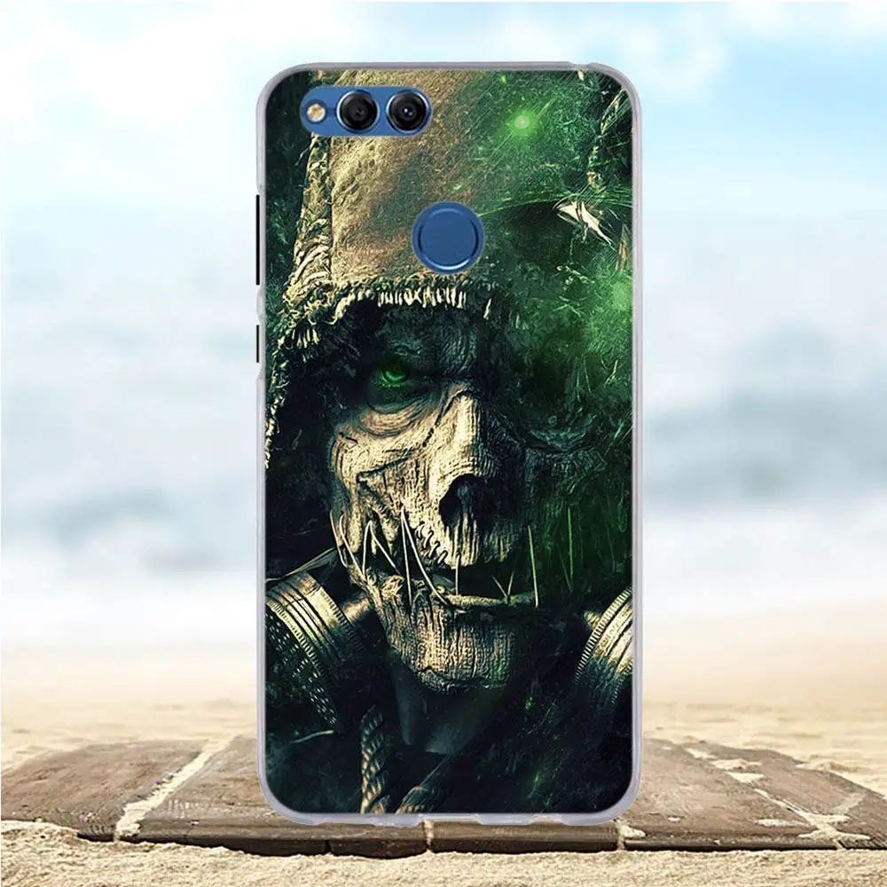 3D цветок печатных чехол для Coque huawei Honor 7X ТПУ мягкий силиконовый Fundas 7X7 X Телефон