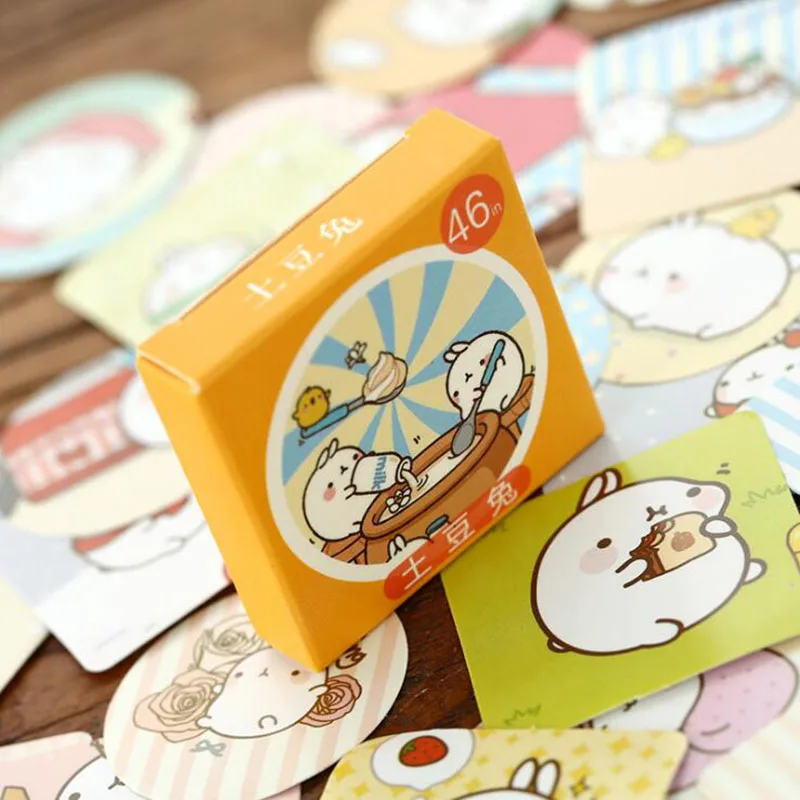 46 мешков милые украшения для коробки альбом наклеек дневник путешествий сделай