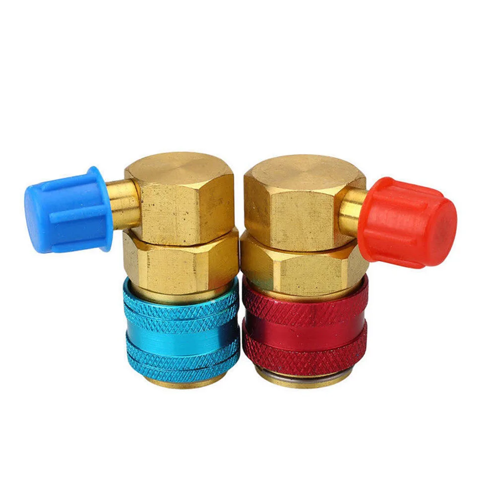 1 пара автомобильный адаптер Freon R134A Высокий Низкий разъем быстродействующий