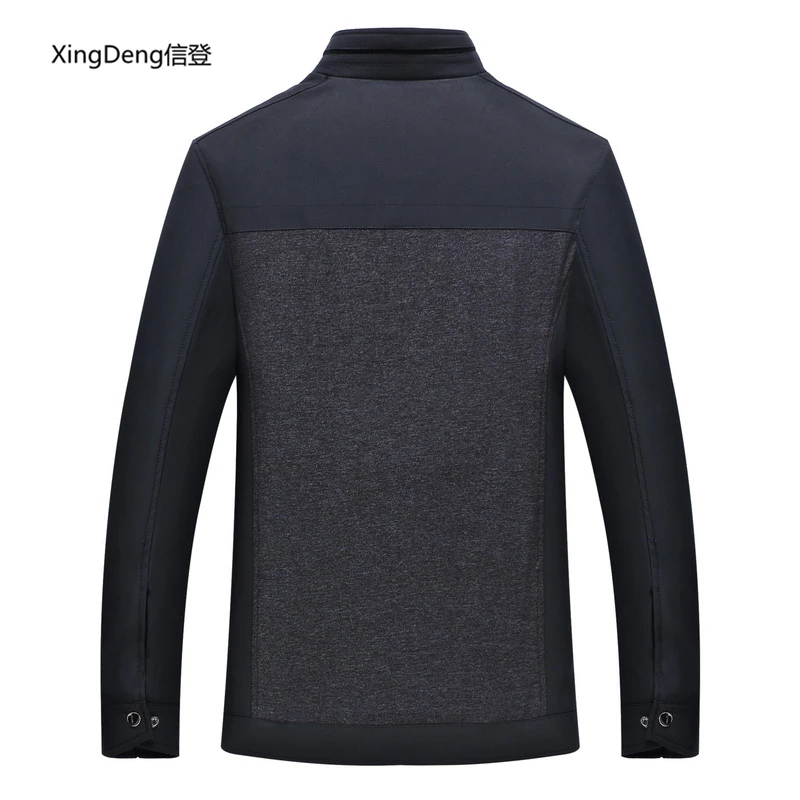 Новинка 2018 повседневная однотонная бейсбольная куртка XingDeng Мужская