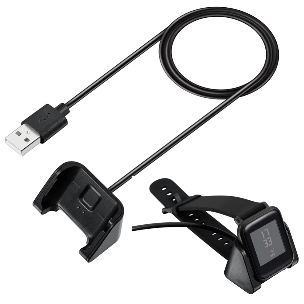 USB магнитное зарядное устройство для Xiaomi Huami Amazfit Bip Молодежные умные часы Smartband кабель для быстрой зарядки зарядное устройство Замена