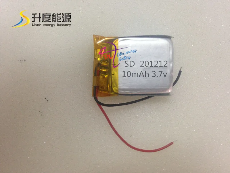 Новые продукты!! литий полимерный аккумулятор 201212 10 мАч аккумулятор|battery