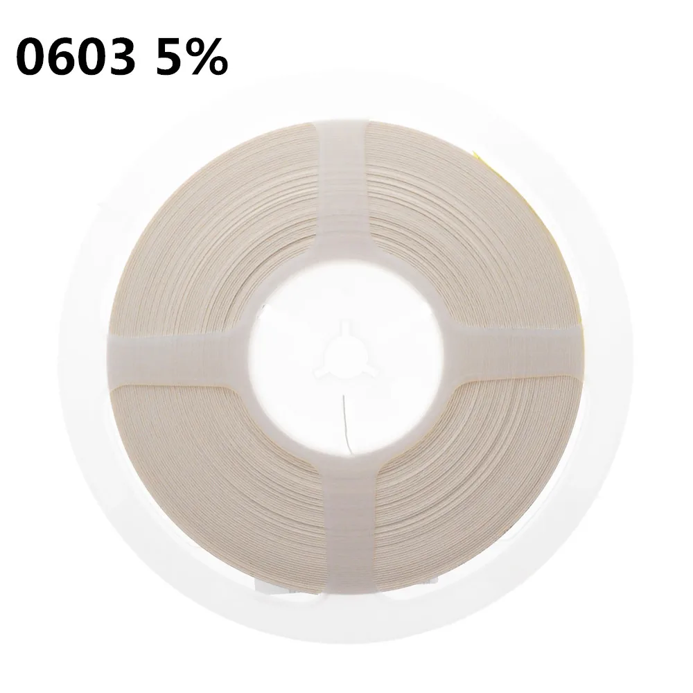 5000 шт./лот 0603 5% SMD резистор 0.01R 0.091R 0.1R 0.91R 0R 1R 10M Резистор в катушке чип фиксированный