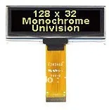 2 23 &quotдюймовый 128*32 12832 24Pins 24P желтый oled дисплей модуль UG 2832ASYCG01 x 20 шт|module led display|module