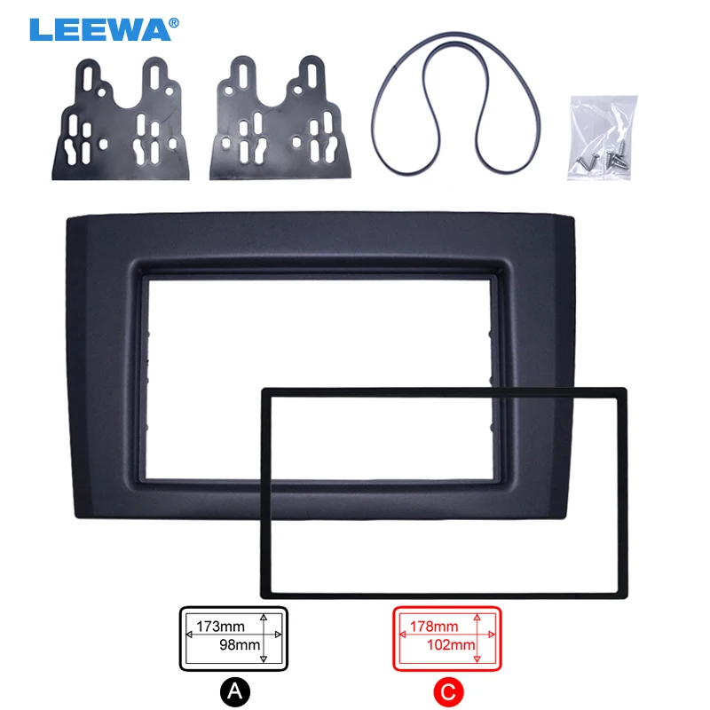 Автомагнитола LEEWA Dual DIN/2DIN для VOLVO XC90 (2002 ~ 2014) DVD стерео приборная панель монтажный
