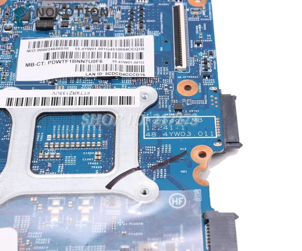 Материнская плата NOKOTION для ноутбука HP Probook 450 G1 материнская HM87 48 4yw05. 011 734085 601 001|laptop