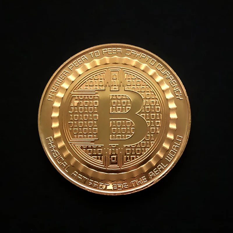 Новые золотые/серебряные монеты Биткоин Иностранные художественные подарки для