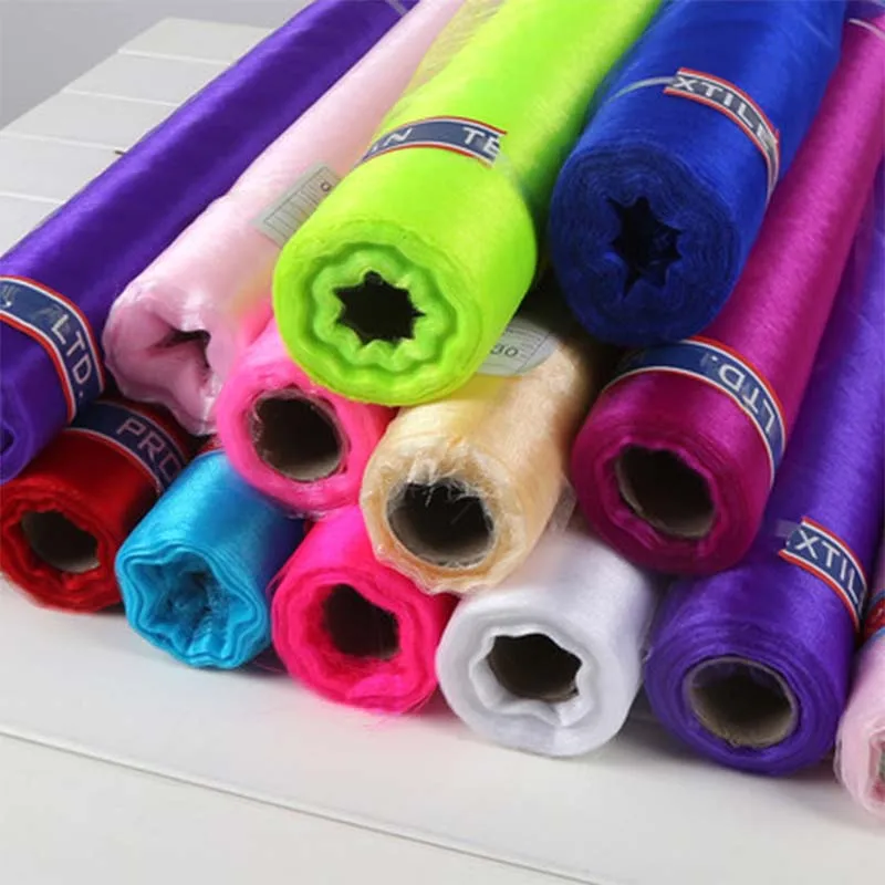 Свадебная марлевая ткань шириной 50 см Юджин сетка оптовая продажа Прозрачная