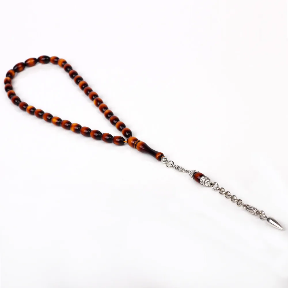 Tasbih магазин смолы янтарные Молитвенные Четки из бусин tesbih Мусульманский