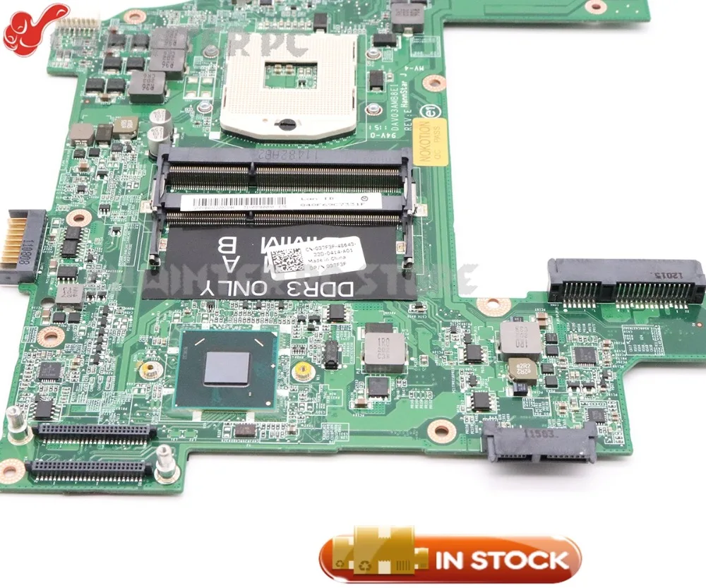 Материнская плата NOKOTION DAV03AMB8E0 для ноутбука Dell Inspiron 17R N7110 материнская HM67 DDR3 GT525M 1 Гб