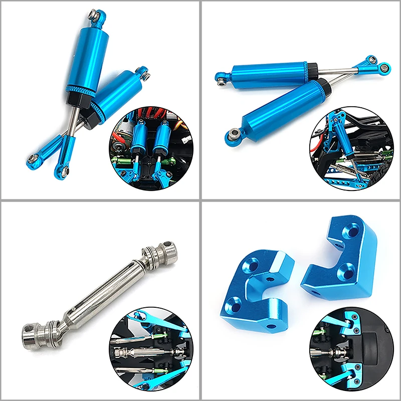 Wltoys 12428 12423 RC автомобиль все обновления металлических деталей RC грузовик спереди и сзади дифференциал 12428-0011/0012/0013/0014 12428 запчасти