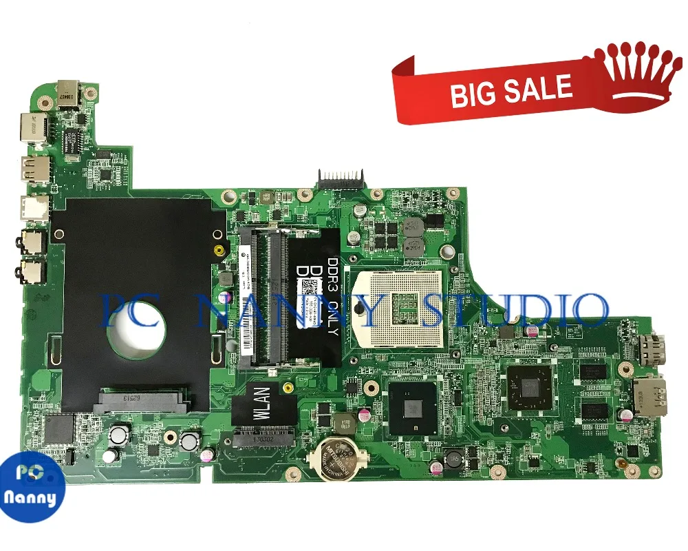 PCNANNY 0XCH9T XCH9T для DELL Inspiron N3010 материнская плата DAUM7CMB6C0 HM57 DDR3