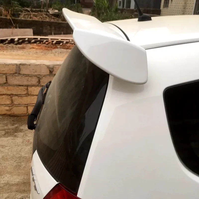 Для Honda Jazz Fit спойлер 2008 2013 Высокое качество абс материал заднее крыло автомобиля