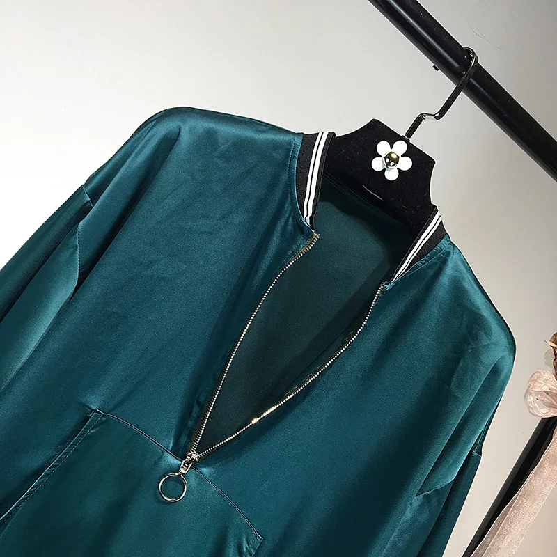 Wenyin/Новинка 2017 года Осенняя мода уличная Цветочные emboridery течет Курточка бомбер