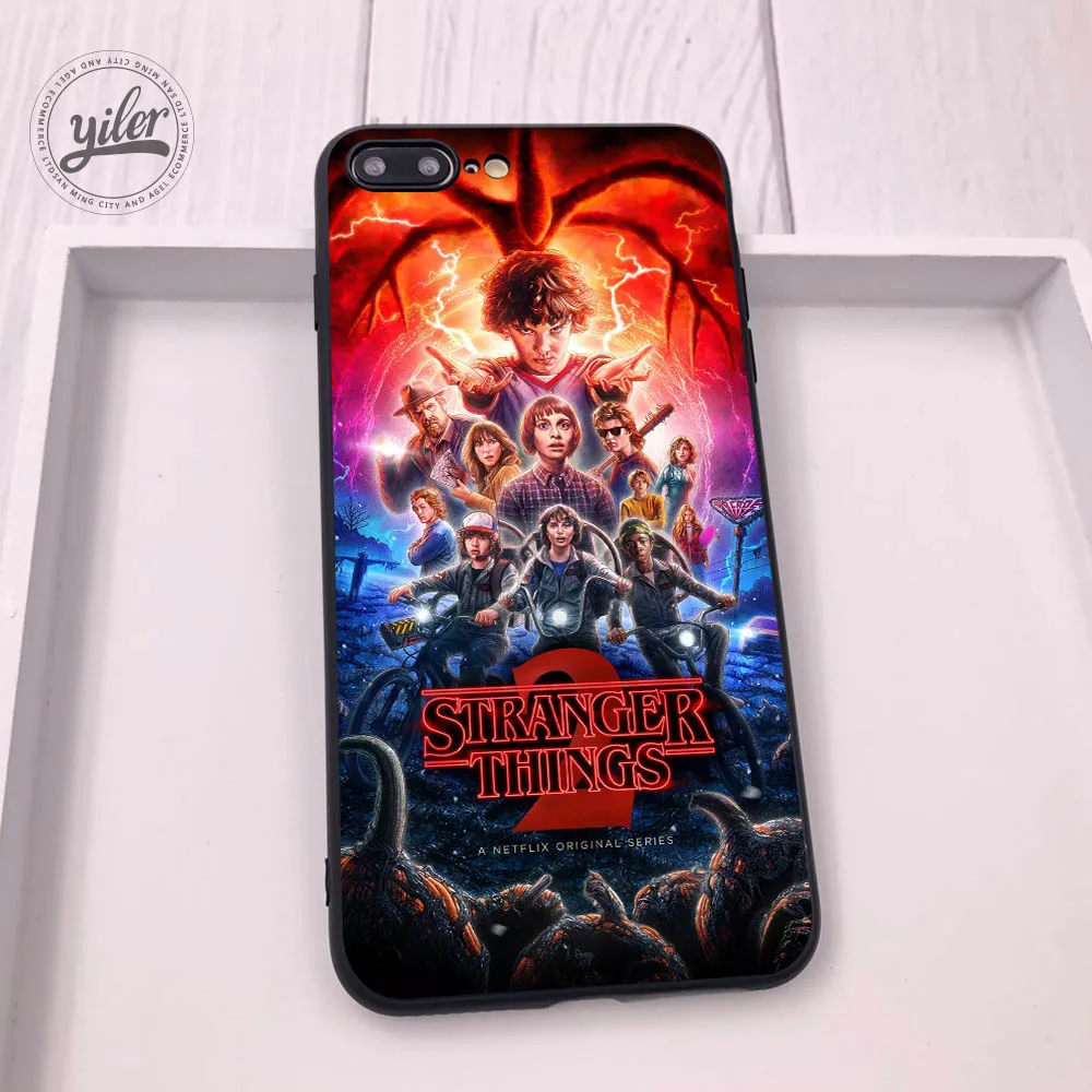 Coque чехол с принтом из сериала "очень странные дела" для iPhone 7 Plus 11 pro XS Max чехол для iPhone 5S, SE 6S 7 8 Plus чехол s для iPhone XR 6 7 8 Plus чехол