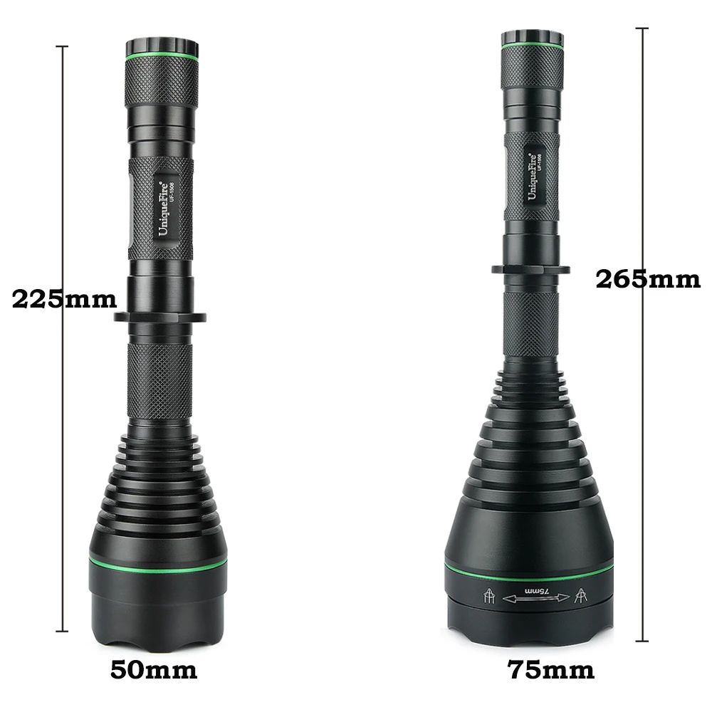 UniqueFire UF-1508 T75 850nm светодиодный инфракрасный фонарь для охоты + 50 мм Головка часть 3