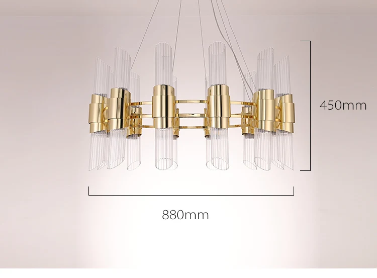 Modern minimalist light luxury living room chandelier restaurant bar porch study hotel project model lamps | Лампы и освещение