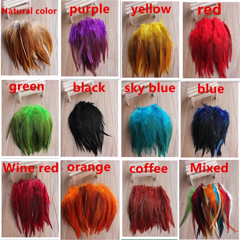 Gallo plumas of cuello ropa de мастерство украшение для декора 50 raiz la venta 10 15 cm 4 6 pulgadas|plumas gallo|plumas