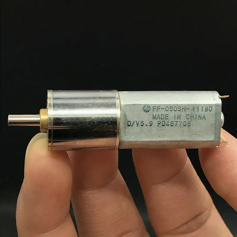 Mabuchi FF-050SH-11190 DC 6V ~ 12V 18RPM медленная скорость Mini 16mm Коробка передач полностью