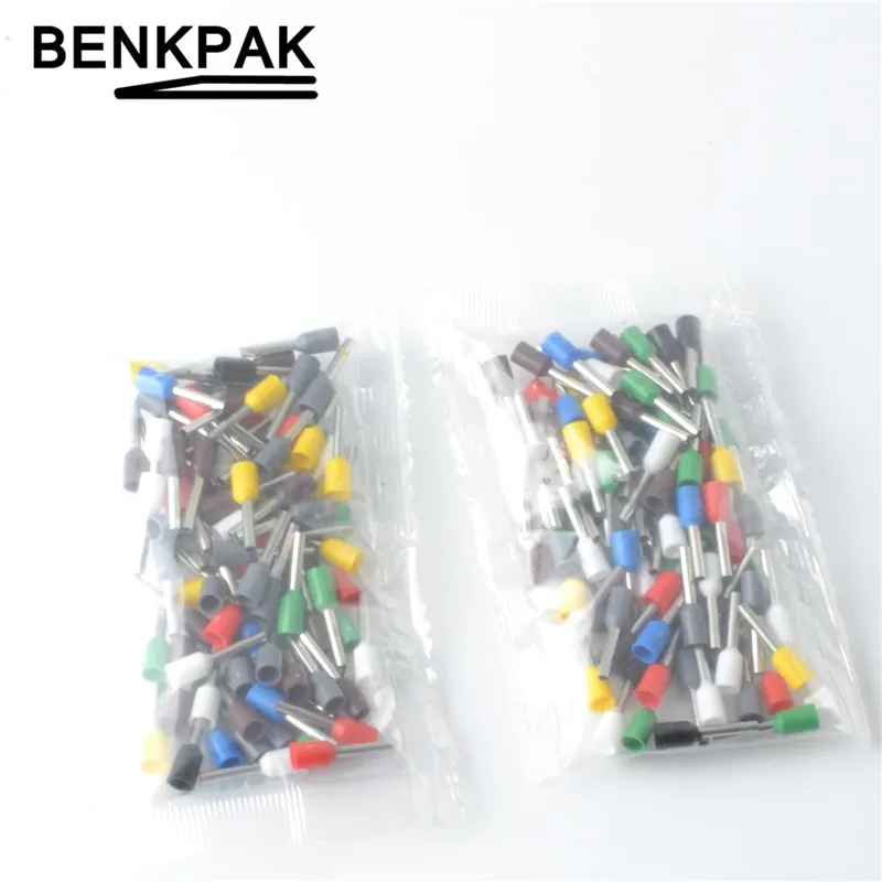 100 шт. E2508 14 AWG 2 5 мм2 Изолированный Концевой Зажим для кабеля|wire ferrules|insulated cord endend