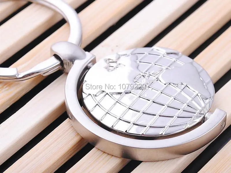 Круглый круглый брелок с тиснением Забавный вращающийся Классический 3D