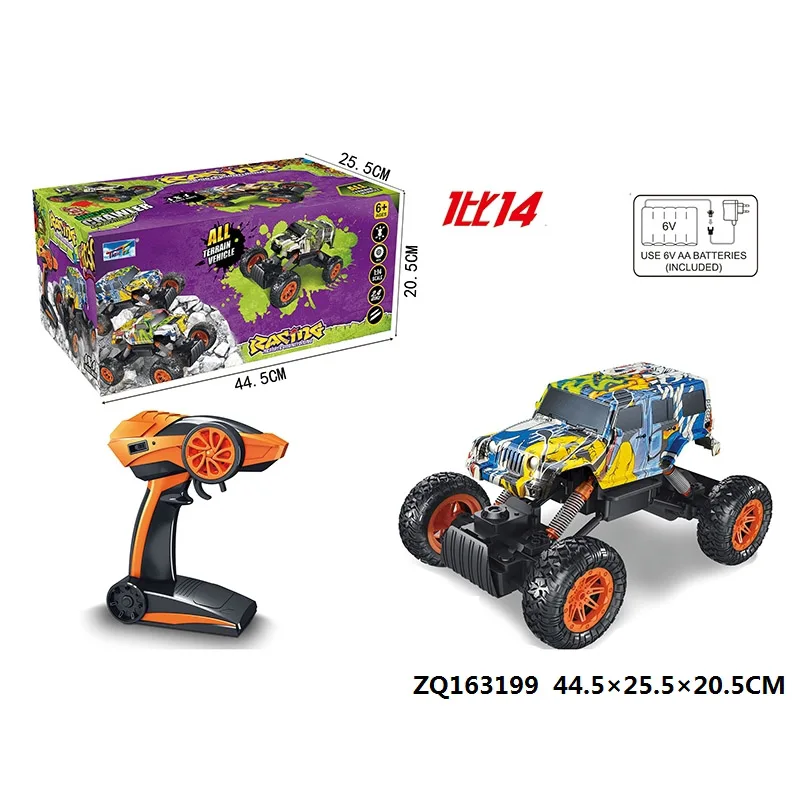 1/14 Rc автомобиль 2 4 ГГц модель дистанционного управления внедорожный игрушка