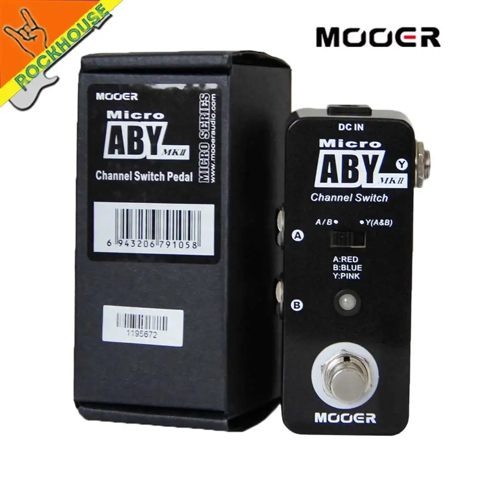 MOOER Micro ABY MK2 гитарный линейный селектор педали усилителя канальный переключатель