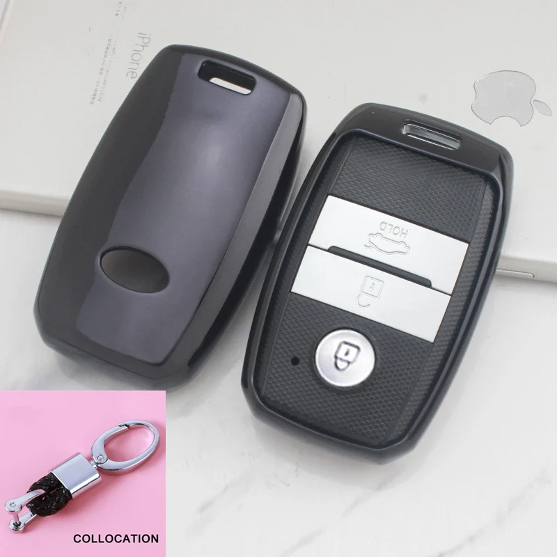 Износостойкий Новый мягкий чехол из ТПУ для автомобильного ключа Kia KX3/ KX5/ K3S/ RIO/