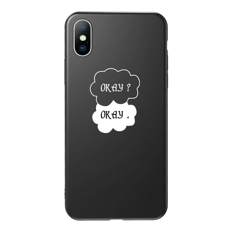 AC7203 Чехол USLION с изображением влюбленных сердец для iPhone 6, 7, 6s, 8 Plus, чехол для телефона с буквенным принтом s, для iPhone X, XR, XS, Max, мягкий силиконовый чехол из ТПУ - Цвет: AC7203