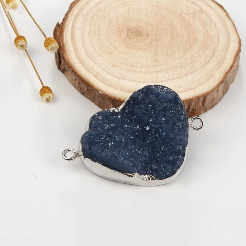 1pc Irregular Resin Stone Earrings Connectors Pendants Drops Diy Making Fake Opal Druzy Necklace Handmade Jewelry Findings | Украшения и