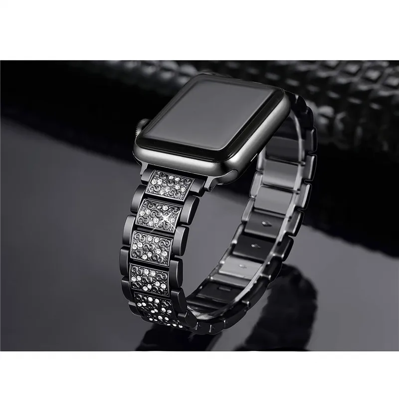Bands Compatible for Apple Watch Band women 38mm 40mm 42mm 44mm Metal Replacement Wristband Iwatch Series 4 3 2 1 strap | Наручные часы