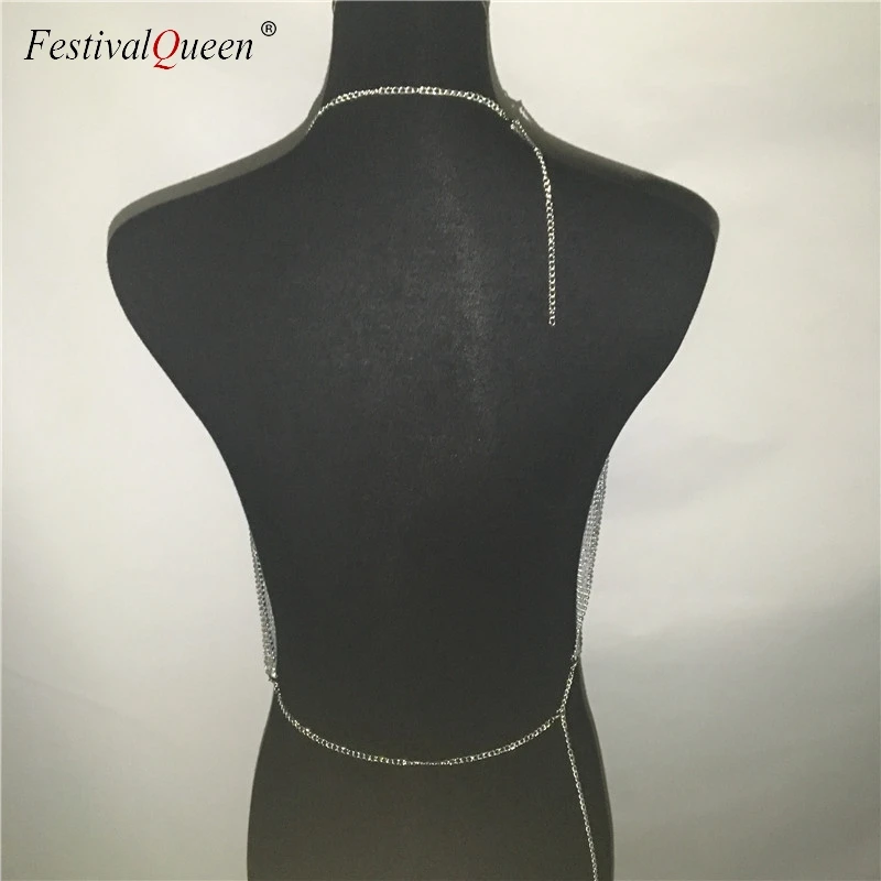 FestivalQueen, блестящие стразы, открытая спина, вечерние, короткий топ для женщин, лето, глубокий v-образный вырез, для ночного клуба, бриллианты, металлические майки
