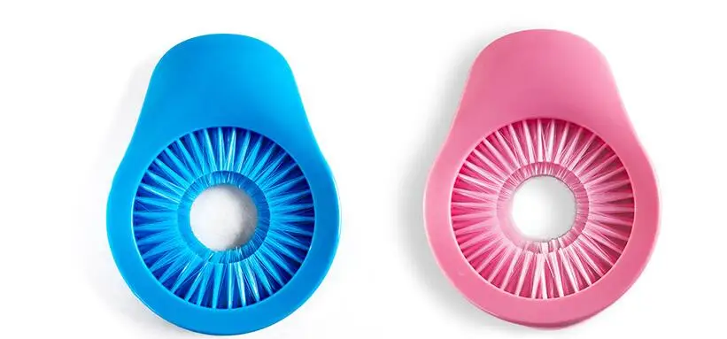 1 шт. многофункциональная портативная вращающаяся щетка для чистки фруктов и