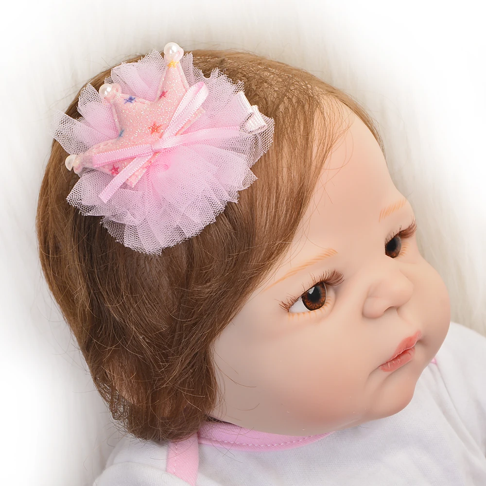 Акция Реалистичная полностью силиконовая кукла-младенец bebes reborn Мягкая на ощупь