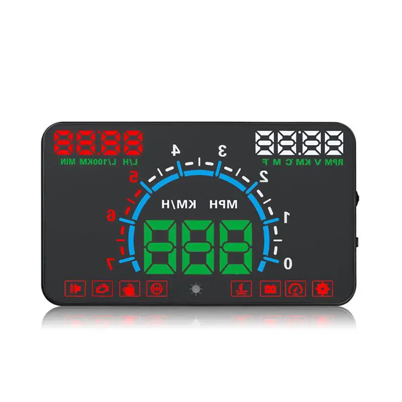 BEESCLOVER 5 8 &quotHud OBD2 цифровой универсальный проекционный дисплей автомобильный