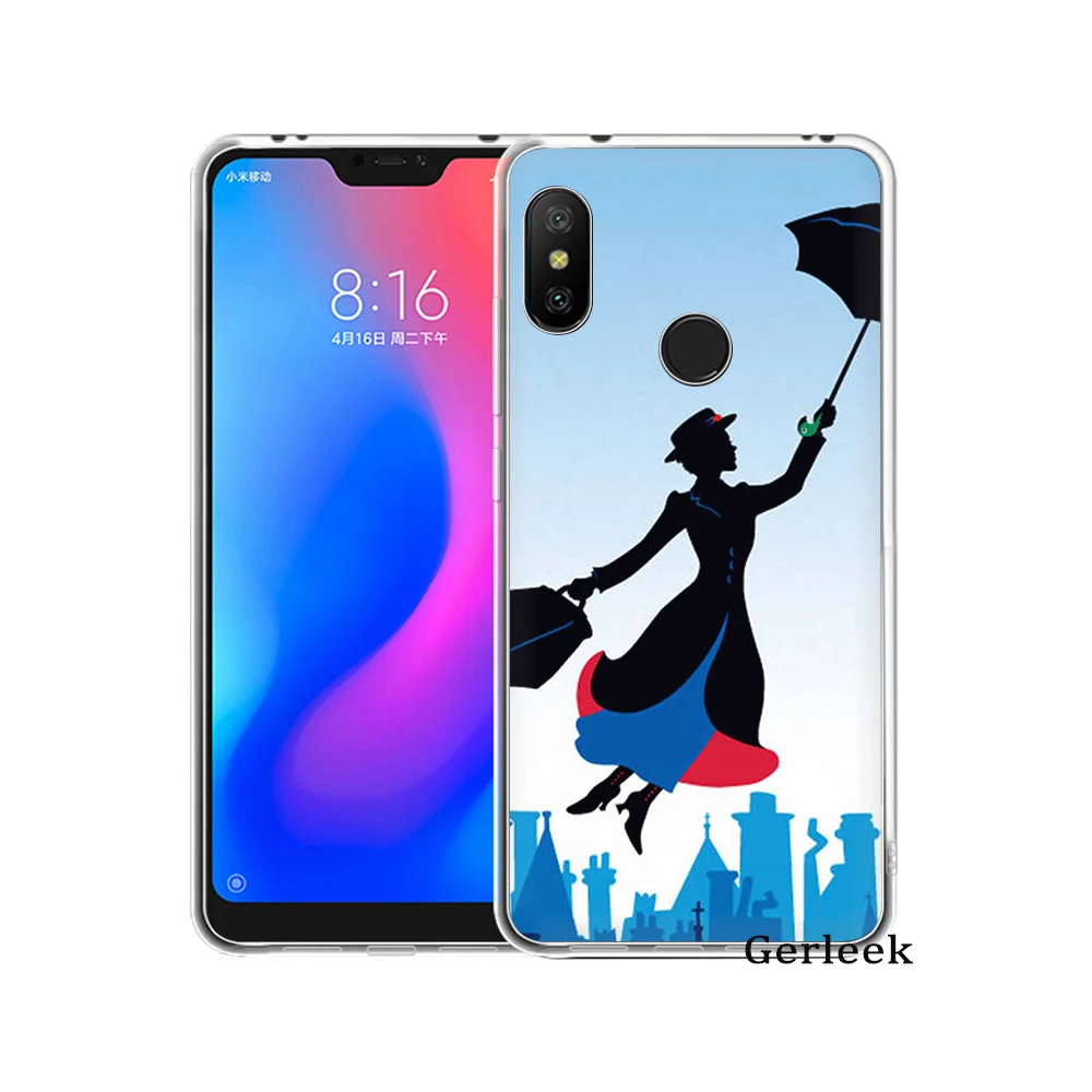 Мягкий чехол из ТПУ для мобильного телефона Mary Poppins Xiaomi xiaomi redmi note 4 4A 5A 5 Plus 6 67 GO S2 6A