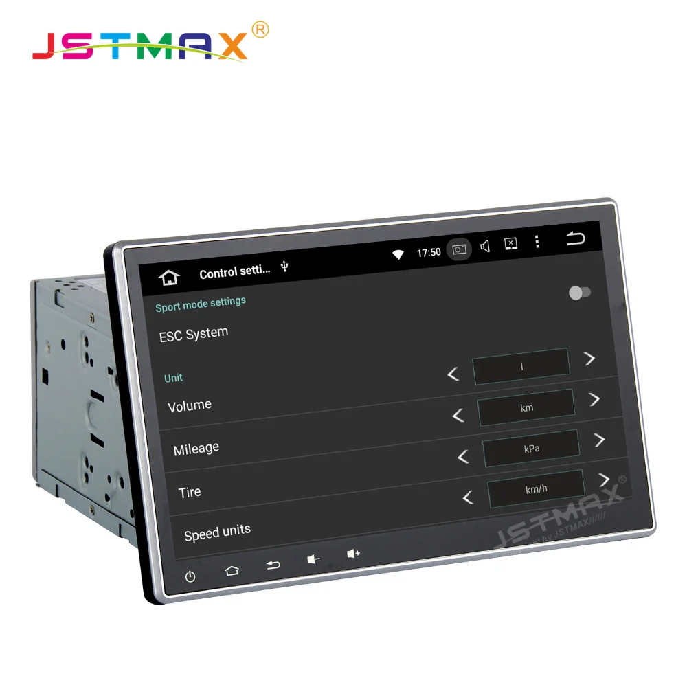 Автомобильный мультимедийный плеер JSTMAX универсальный 2 din на Android 10 1 с GPS dvd